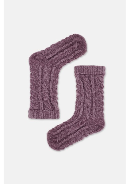 Cable Chenille Soket Çorap fırsatları