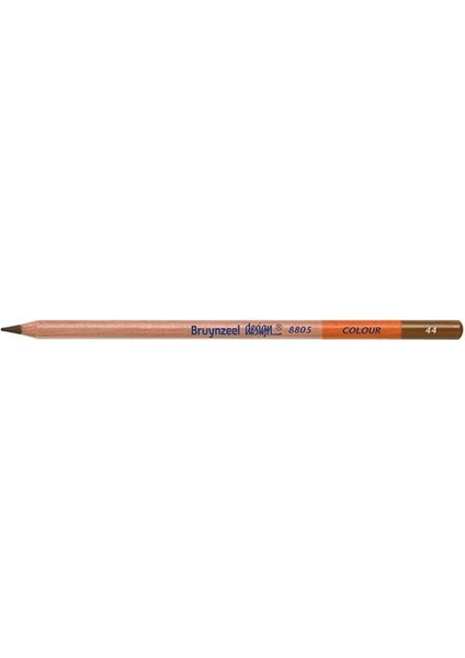 Bruynzeel Design Colour Pencils Kuru Boya Kalemi 44 Mid Brown