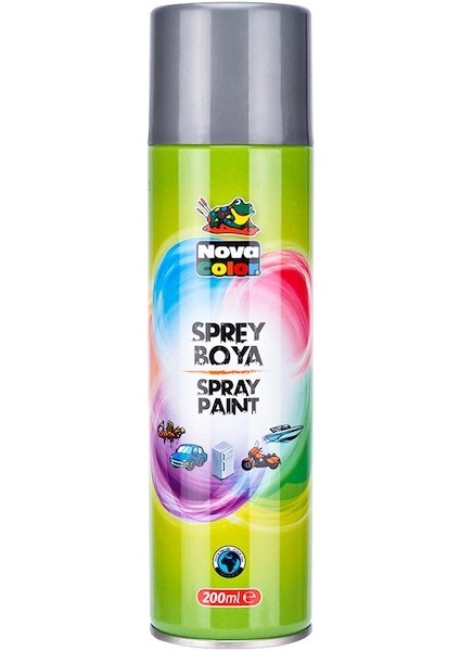 Sprey Boya 200 Ml. Metalik Gümüş