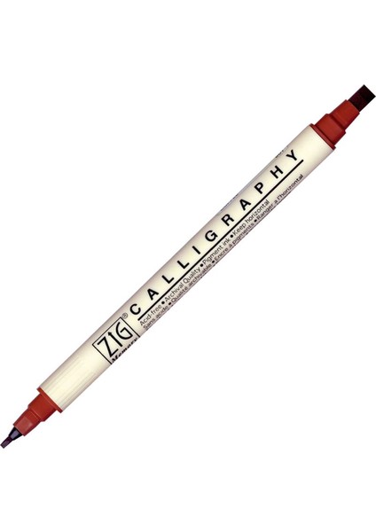 Calligraphy Çift Uçlu Kaligrafi Kalemi 2 Mm. + 5 Mm. 601 Coffee