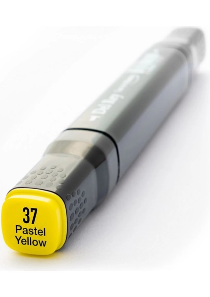 Çift Uçlu Çizim Marker Kalemi 37 Pastel Yellow