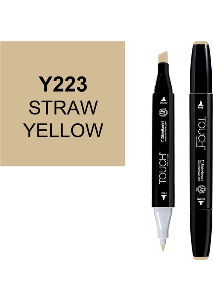 Touch Twin Marker Çizim Kalemi Y223 Straw Yellow