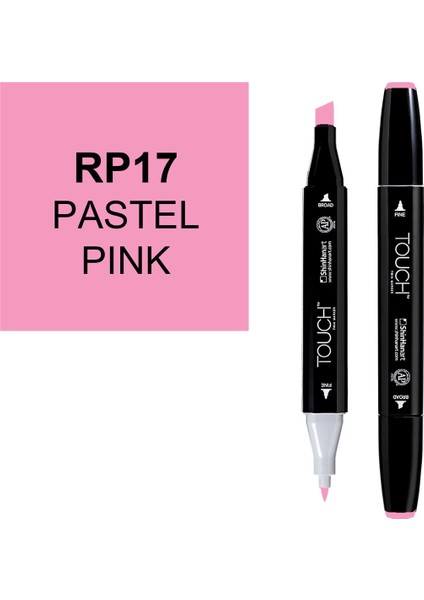 Touch Twin Marker Çizim Kalemi RP17 Pastel Supertrendk