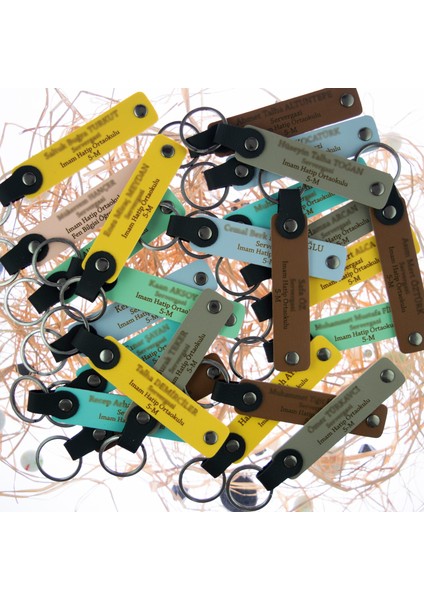 F Yeşili & Kül Gri, Ingilizce Öğretmeninden Sınıfına, 42’li Set, Kişisel Yazılı Hatıra Anahtarlık fiyatları