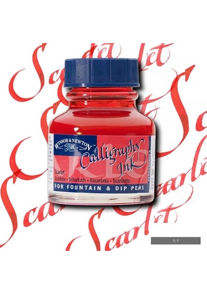 Kaligrafi Mürekkebi 30 Ml. 601 Scarlet