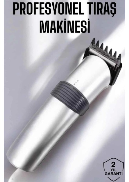 Erkeklere Özel Şarjlı Saç ve Sakal Kesme Tıraş Makinesi Seti