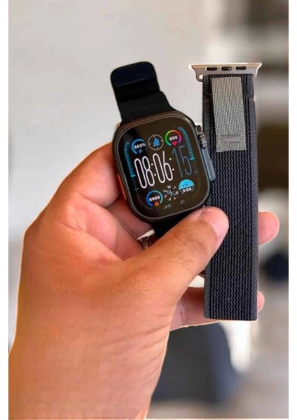 Akıllı Saat Android ve Ios Uyumlu Nfc ve Gps Özelliği Arama Cevaplayan