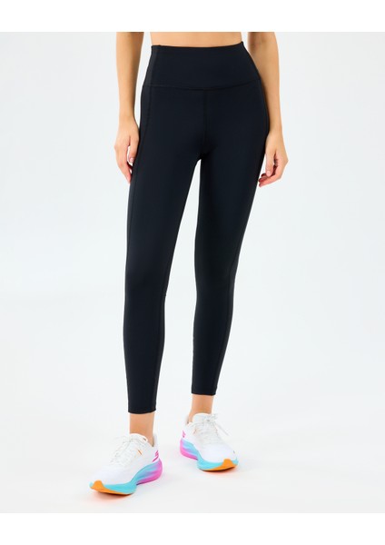 W Bartack Stitch Detail Legging Kadın Siyah Tayt S2520007-3817