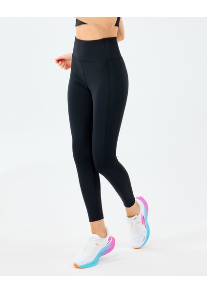 W Bartack Stitch Detail Legging Kadın Siyah Tayt S2520007-3817 fiyatları