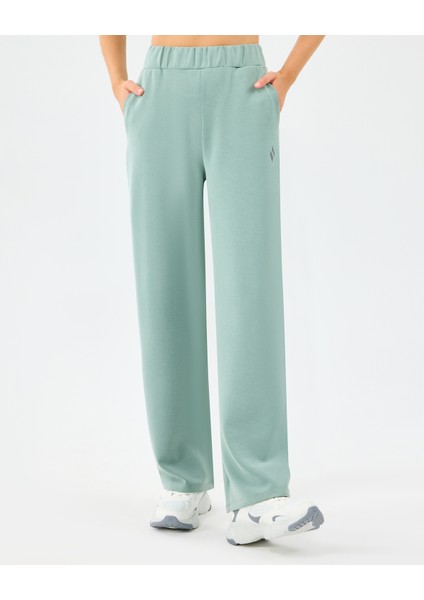 W Lounge Loose Wide Leg Sweatpant Kadın Lightgreen Eşofman Altı S2520013-3869