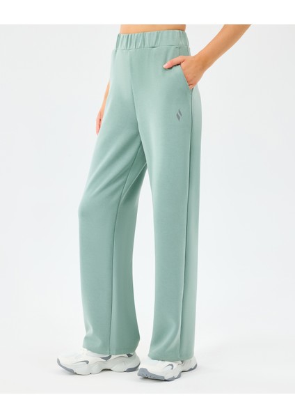 W Lounge Loose Wide Leg Sweatpant Kadın Lightgreen Eşofman Altı S2520013-3869 fiyatları