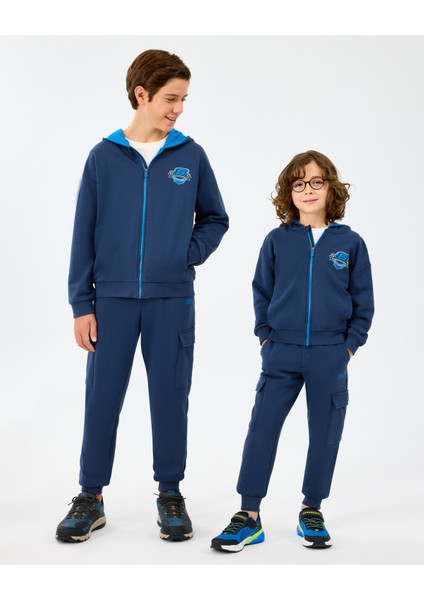 B Sweatpant Büyük Erkek Çocuk Lacivert Eşofman Altı SK2520024-0530