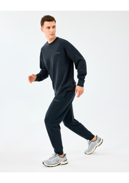M Loose Crewneck Sweatshirt Erkek Siyah Sweatshirt S2510041-3817 fırsatları