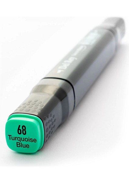 Çift Uçlu Çizim Marker Kalemi 68 Turquoise Blue
