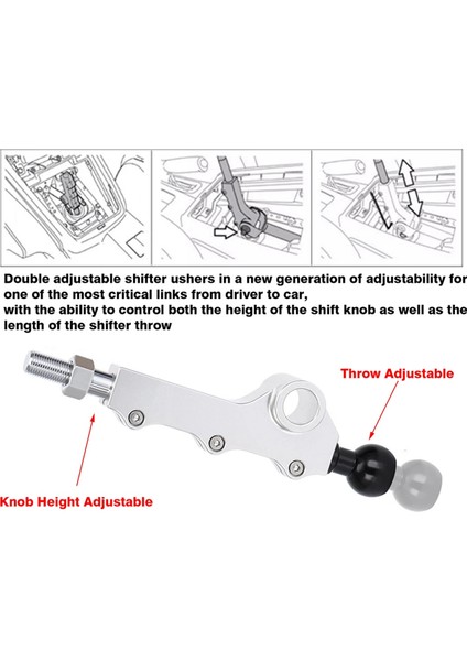 Araba Ayarlanabilir Kısa Vites Kolu Subaru Wrx Impreza Legacy Outback Forester 2005-2011 Gümüş (Yurt Dışından) indirimleri