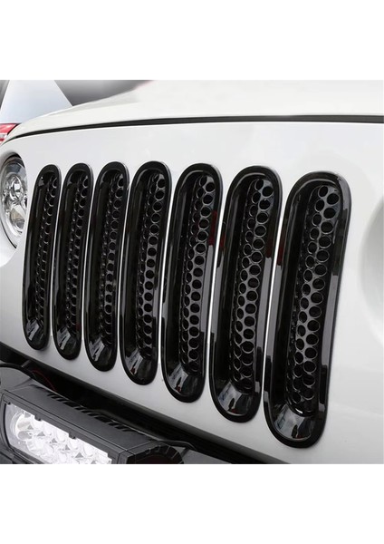 7 Adet Araba Böcek Ağı Klipsli Ön Izgara Izgara Koruyucu Jeep Wrangler Jk Jku 2007-2015 Dış Döşeme (Yurt Dışından) modelleri