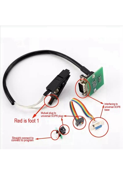 Fem Bdc Adaptörü Için Evrensel Sop8 Klips Xhorse Anahtar Aracı Artı Vvdi Prog Cgdi Acdp X1 X3 X5 3 Serisi Aksesuarları (Yurt Dışından) fırsatları