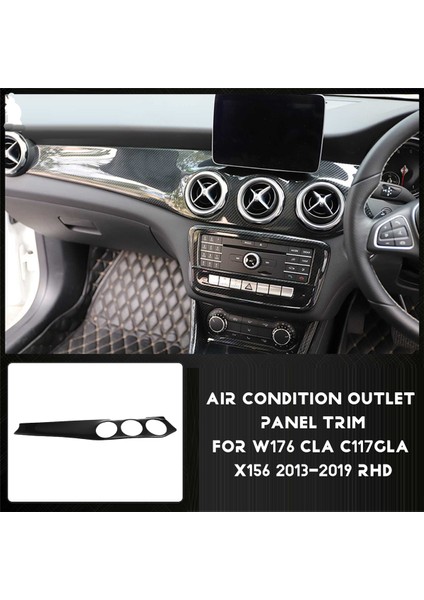 Rhd Araba Merkezi Gösterge Paneli Klima Çıkış Paneli Trim Kapağı Mercedes Benz W176 Cla C117 Gla X156 2013-2019 (Yurt Dışından) indirimleri