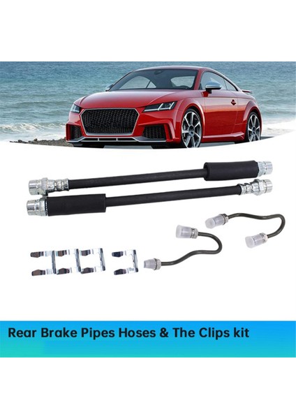 Yeni Arka Fren Boruları Hortumları ve Vw Golf Mk5 Mk6 Touran Audi A3 Tt Için Klips Takımı 3C0611775 1K0611763 4120001, 4120002 (Yurt Dışından) fiyatları