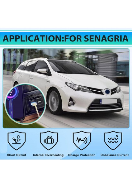 Araba Çift 45W USB Şarj Cihazı Hızlı Şarj Qc3.0 Hızlı Şarj Cihazı 85532-0R140 Toyota Senagria Lexus Type-C+Usb Için (Yurt Dışından) fiyatları