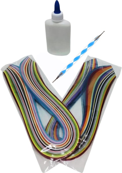 Mini Profesyonel Quilling Seti Metal Uçlu Aparatlı