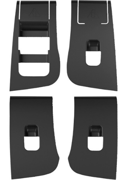 Araba Pencere Camı Kaldırma Anahtarı Paneli Kapağı Pencere Kontrol Düğmesi Silikon Çerçeve Tesla Model Y Juniper 2025 Siyah Lhd (Yurt Dışından) indirimleri