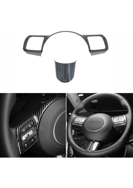 Hyundai Sonata Dn8 2024 Araba Direksiyon Simidi Kapağı Trim Dekoratif Çerçeve Karbon Fiber Iç Aksesuarlar (Yurt Dışından) fiyatları