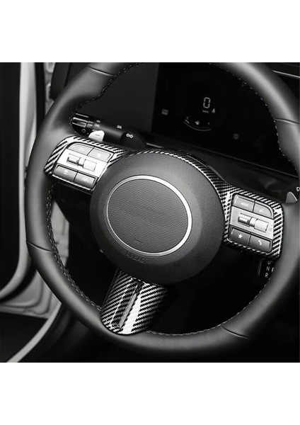 Hyundai Sonata Dn8 2024 Araba Direksiyon Simidi Kapağı Trim Dekoratif Çerçeve Karbon Fiber Iç Aksesuarlar (Yurt Dışından) modelleri