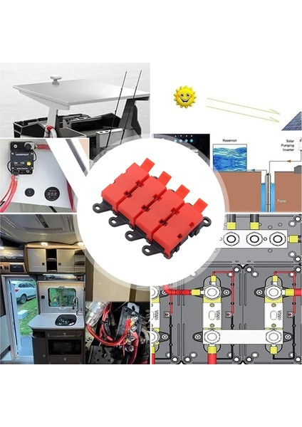 3 Yollu Dağıtım Bloğu 200A Cıvatalı Sigorta Tipi Güç Dağıtımı Deniz Suv Bdfs Mıdı Sigorta Tutucu Araba Kamyonet Rv Için (Yurt Dışından) indirimleri