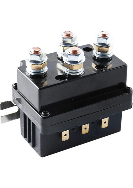 12V 500A Vinç Uzaktan Kontaktör 5000-7000 Lbs Vinç Kontrol Solenoid Rölesi LR4450 Araba Atv'leri, Utv'ler, Suv'lar Için Evrensel (Yurt Dışından)