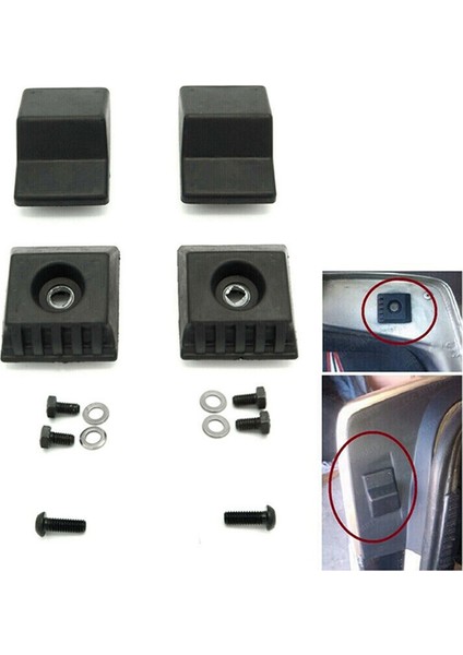 4 Adet Araba Arka Bagaj Durdurma Tamponları Montaj Kiti Mercedes-Benz E Sınıfı W124 A124 C124 S124 A1247580044 A1247580144 (Yurt Dışından) fırsatları