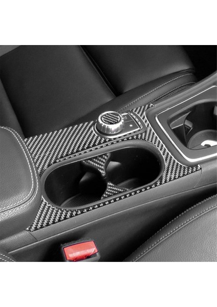Mercedes Benz Cla C117 Gla X156 A Sınıfı W176 Karbon Fiber Orta Konsol Kol Dayama Bardak Tutucu Kapak Takımı Trim (Yurt Dışından) modelleri
