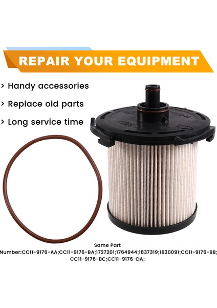 CC11-9176-AA CC11-9176-BA Yakıt Filtresi Ford Tourneo Custom V362 Otobüs F3 V363 Otobüs Fad,fbd 1727201 1764944 CC11-9176-DA (Yurt Dışından) indirimleri