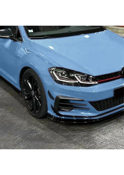 Araba Ön Tampon Spoyleri Ayırıcı Kapağı Yan Dudak Ayırıcı Döşeme Vw Golf 7.5 Golf 7.5 Gtı 2017-2019 Parlak Siyah (Yurt Dışından) fırsatları