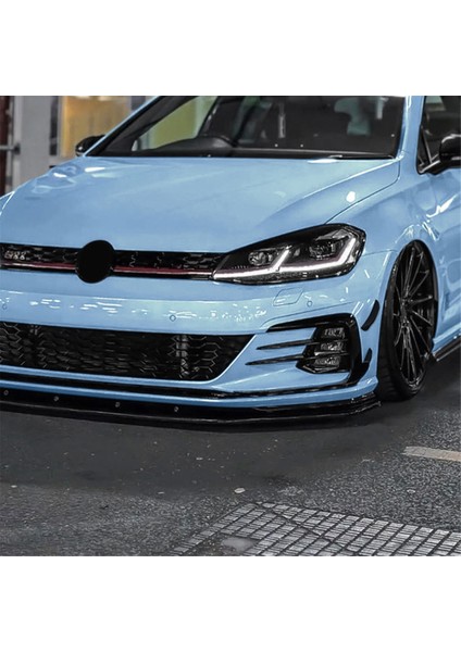 Araba Ön Tampon Spoyleri Ayırıcı Kapağı Yan Dudak Ayırıcı Döşeme Vw Golf 7.5 Golf 7.5 Gtı 2017-2019 Parlak Siyah (Yurt Dışından) indirimleri