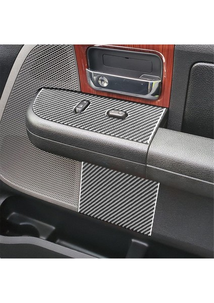 Ford F150 2004-2008 Lhd Karbon Fiber Araba Cam Kaldırma Anahtarı Paneli Kapağı Sticker Trim Aksesuarları (Yurt Dışından) indirimleri
