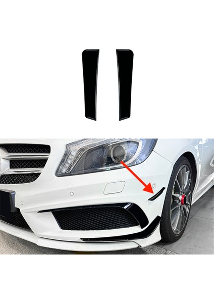 Araba Ön Tampon Ayırıcı Spoiler Sis Lambası Yan Spoiler Trim Mercedes-Benz A Sınıfı W176 Amg 2013-2015 B (Yurt Dışından) fiyatları