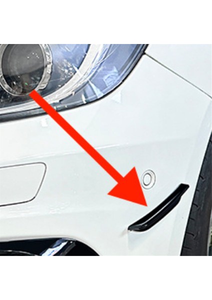 Araba Ön Tampon Ayırıcı Spoiler Sis Lambası Yan Spoiler Trim Mercedes-Benz A Sınıfı W176 Amg 2013-2015 B (Yurt Dışından) indirimleri