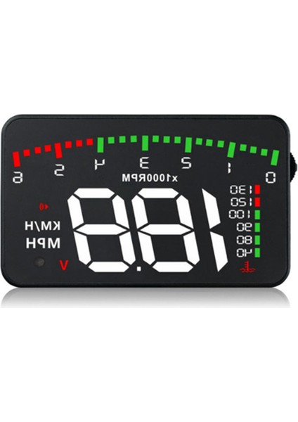 A900 Obd Hud Head Up Display Araç Aşırı Hız Uyarısı Ön Cam Projektörü Su Sıcaklığı Voltaj Takometre Rpm Mph (Yurt Dışından) modelleri