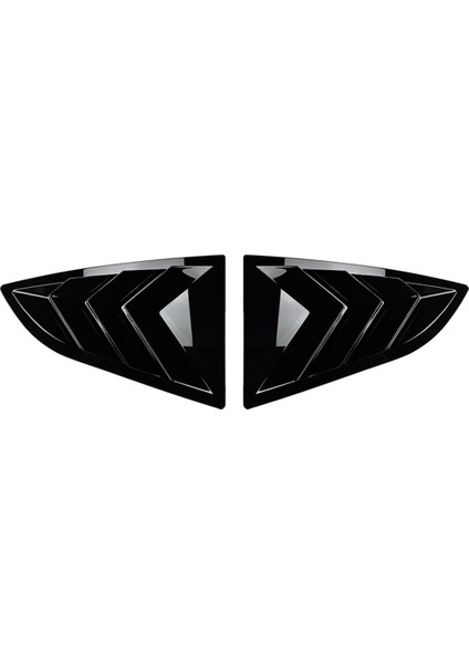 Araba Arka Üçgen Pencere Panjurları Panjurlar Perdeler Toyota GR86 Subaru Brz 2022+ Parlak Siyah Için Kapak Döşemesi (Yurt Dışından)