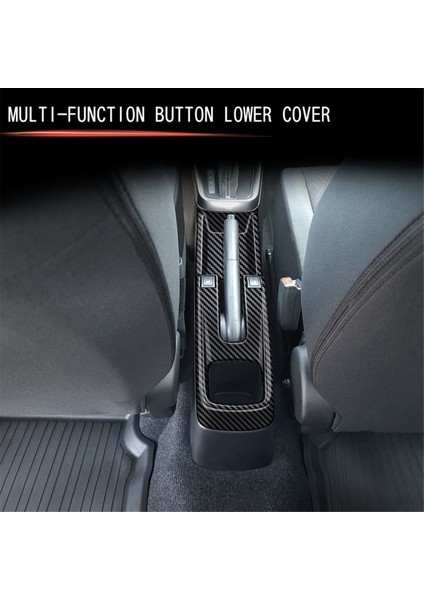 Araba Bardak Tutucu Çerçeve El Freni Kolu Trim Kapak Sticker Iç Aksesuarlar Suzuki Swift 2024 Karbon Fiber Desen (Yurt Dışından) indirimleri