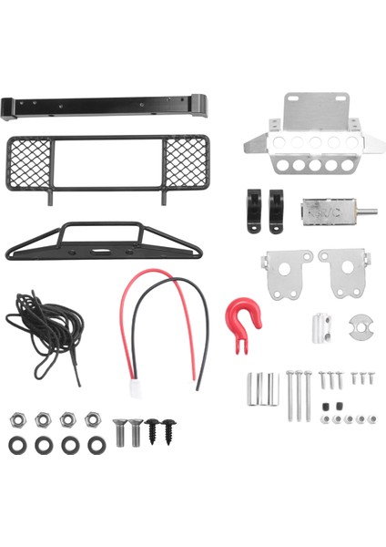 Dıy Metal Ön Arka Tam Tampon Koruma Kartı Mn Için D90 D91 D99 MN99S 1/12 Rc Araba Yükseltme Yedek Parçalar (Yurt Dışından)