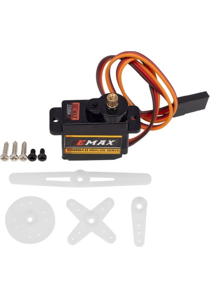 Eksenel SCX24 Için Servo Montajı ve Servo Kollu ES08MAII Direksiyon Servo 1/24 Rc Paletli Araba Yükseltmeleri Parçalar Aksesuarları, 1 (Yurt Dışından) modelleri