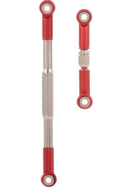 Rc Direksiyon Çubuğu Cnc Işleme Alüminyum Alaşım Direksiyon Bağlantı Çubuğu Wpl 1608T Rc Kamyonu Için Rc Direksiyon Bağlantı Seti, Kırmızı (Yurt Dışından) modelleri