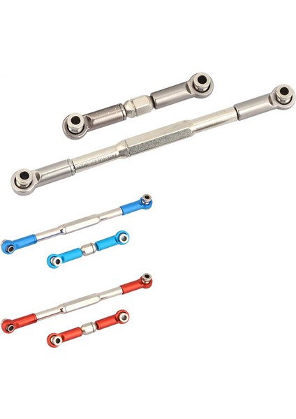 Rc Direksiyon Çubuğu Cnc Işleme Alüminyum Alaşım Direksiyon Bağlantı Çubuğu Wpl 1608T Rc Kamyonu Için Rc Direksiyon Bağlantı Seti, Kırmızı (Yurt Dışından) indirimleri