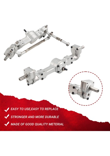 Mn D90 Mn-90 MN96 MN98 MN99S MN45 1/12 Rc Araba Yükseltme Parçaları Aksesuarları, B Tam Metal Ön ve Arka Portal Aks (Yurt Dışından) indirimleri