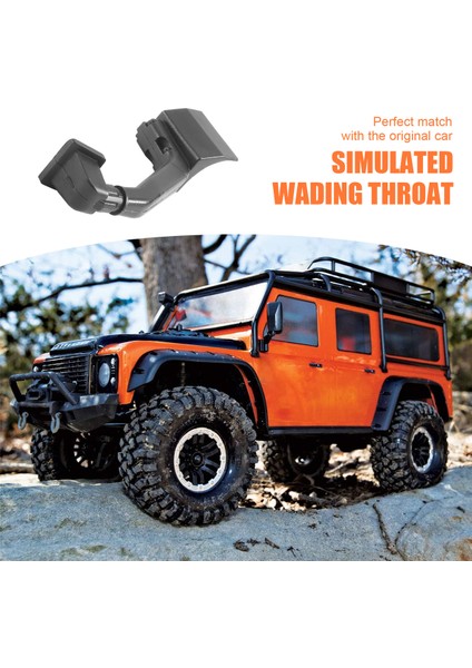 Eksenel SCX10 SCX10 Iıı AXI03007 Mst Jeep Wrangler Vücut Kabuğu Için 1/10 Rc Paletli Siyah Şnorkel (Yurt Dışından) indirimleri