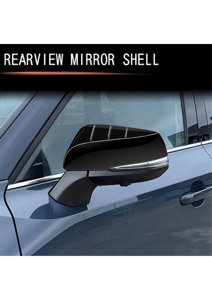 Araba Yan Dikiz Aynası Kapağı Kapı Aynası Kabuk Trim Sticker Toyota Grand Highlander 2024 Parlak Siyah (Yurt Dışından) fiyatları