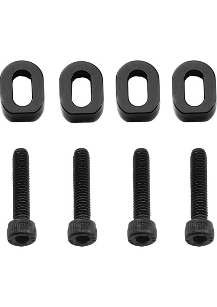 Traxxas Için Vidalar Kiti ile Alüminyum Alaşım Sabitleme Motor Taban Takviyesi 1/5 X-Maxx 6s Canavar Kamyon Aksesuarları Siyah (Yurt Dışından)