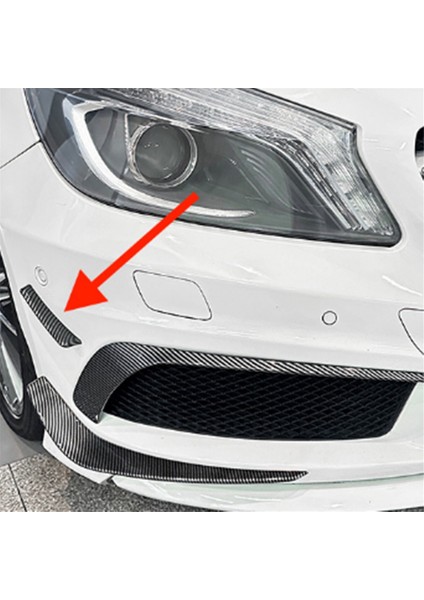Araba Ön Tampon Ayırıcı Spoiler Sis Lambası Yan Spoiler Trim Mercedes-Benz A Sınıfı W176 Amg 2013-2015 A (Yurt Dışından) indirimleri